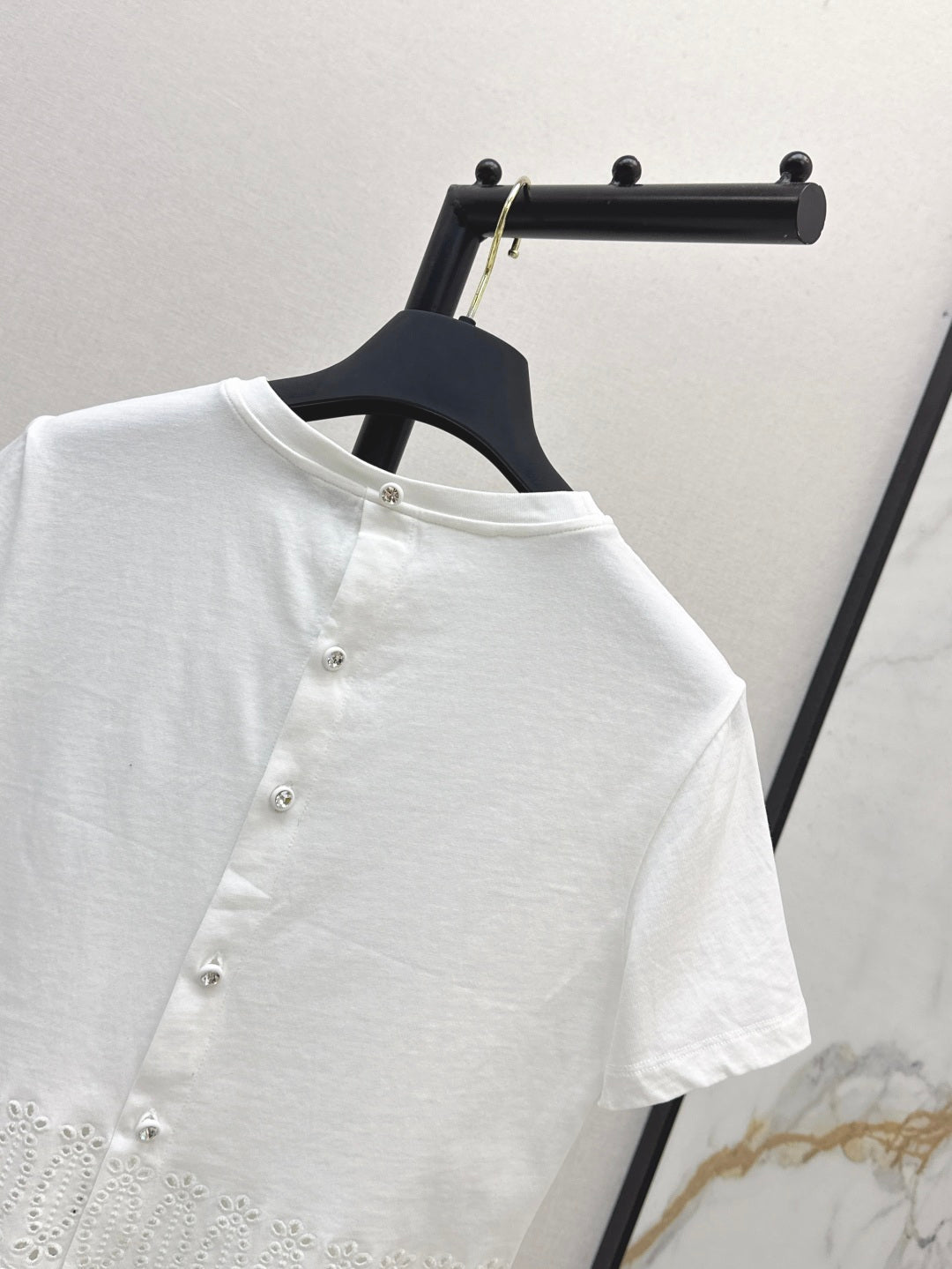 25ss embroidered t-shirt