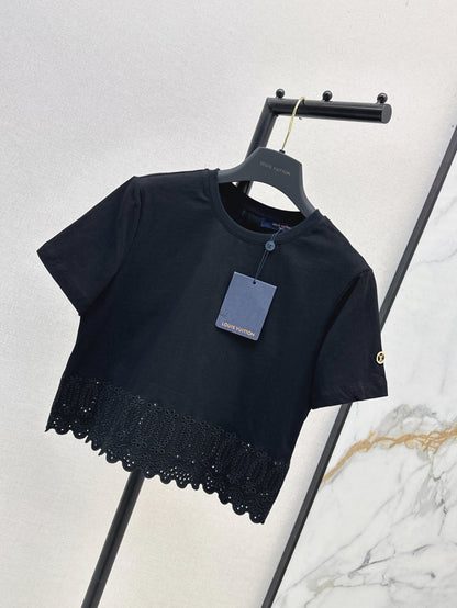 25ss embroidered t-shirt
