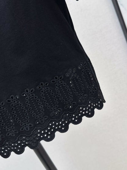 25ss embroidered t-shirt