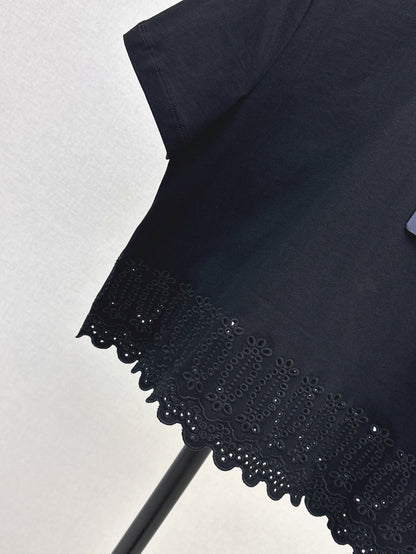 25ss embroidered t-shirt