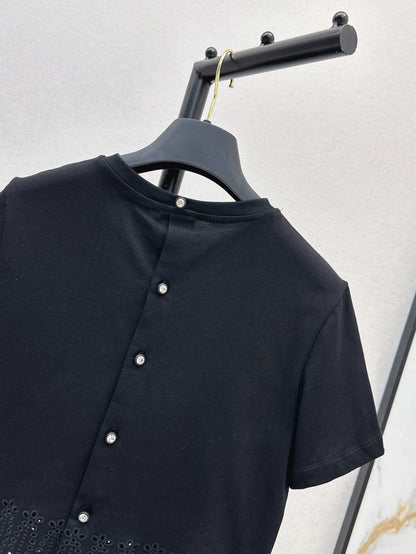 25ss embroidered t-shirt