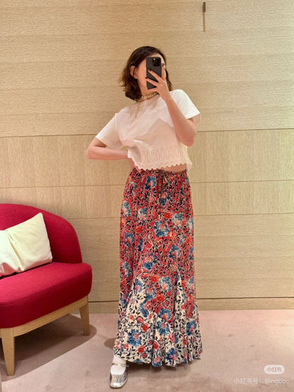 25ss embroidered t-shirt