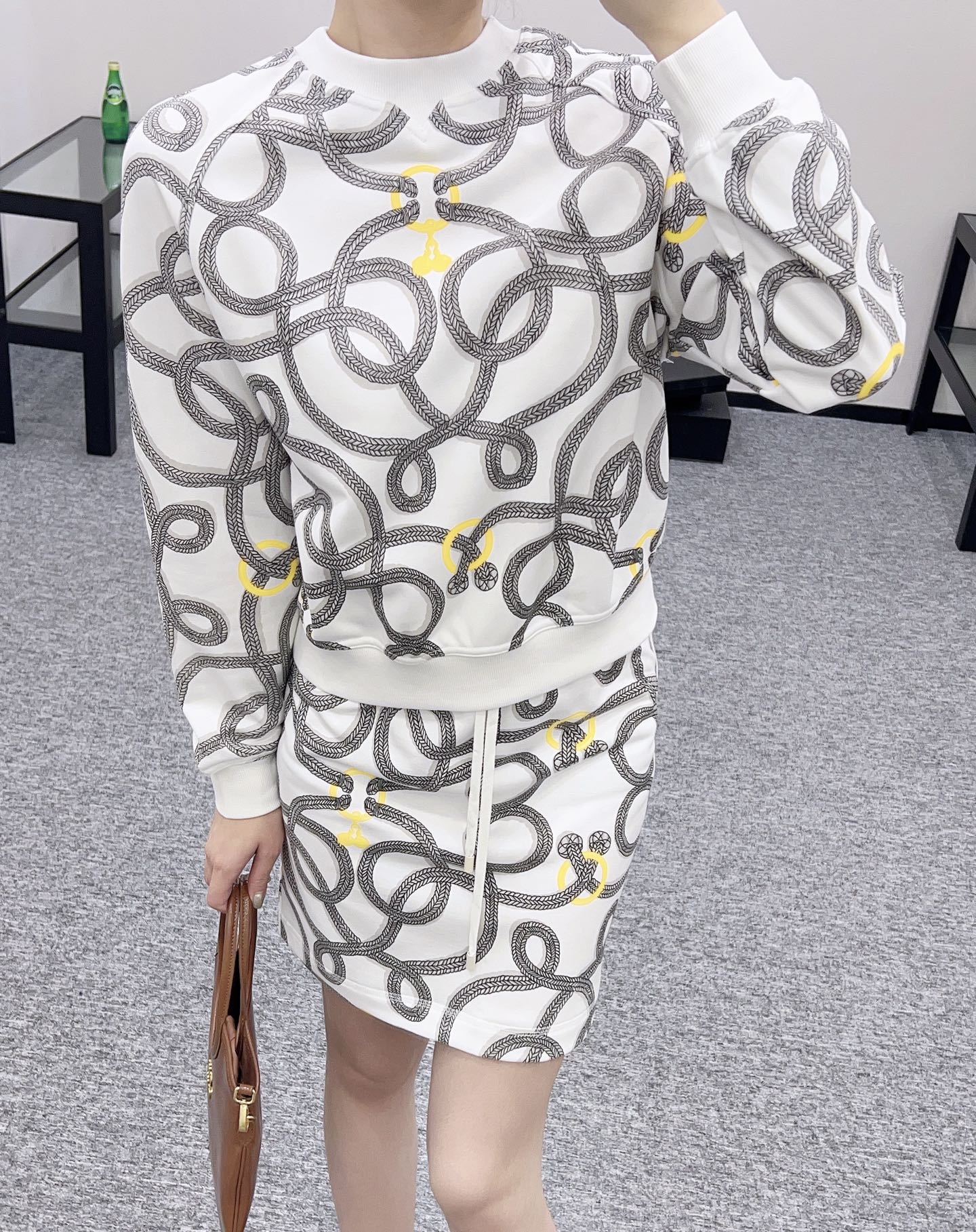 2024 new products Sweater skirt set