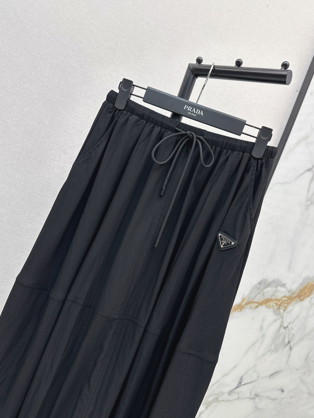 25ss drawstring skirt