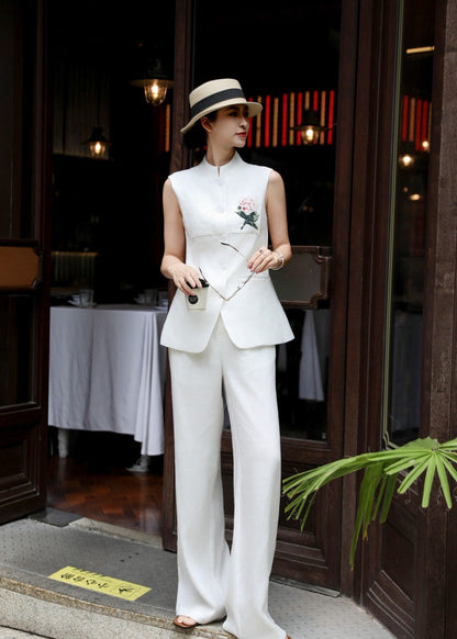 25ss linen suit