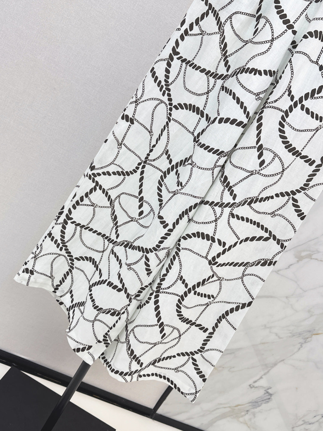 25ss linen print pants