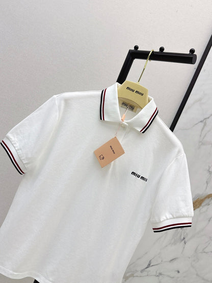 25ss embroidered polo