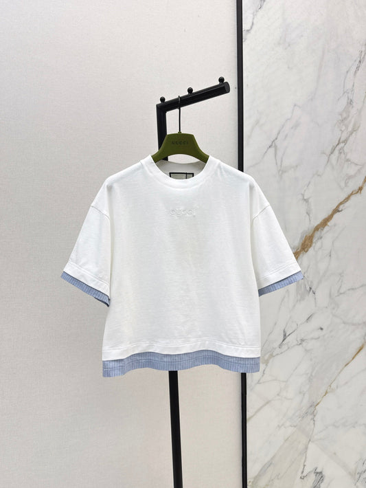 25ss embroidered t-shirt