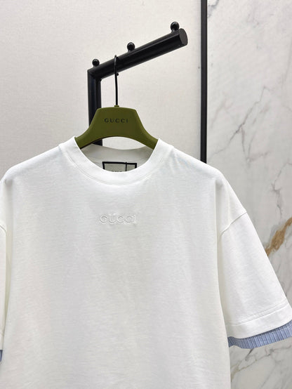 25ss embroidered t-shirt