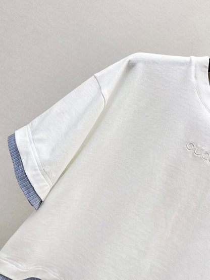 25ss embroidered t-shirt