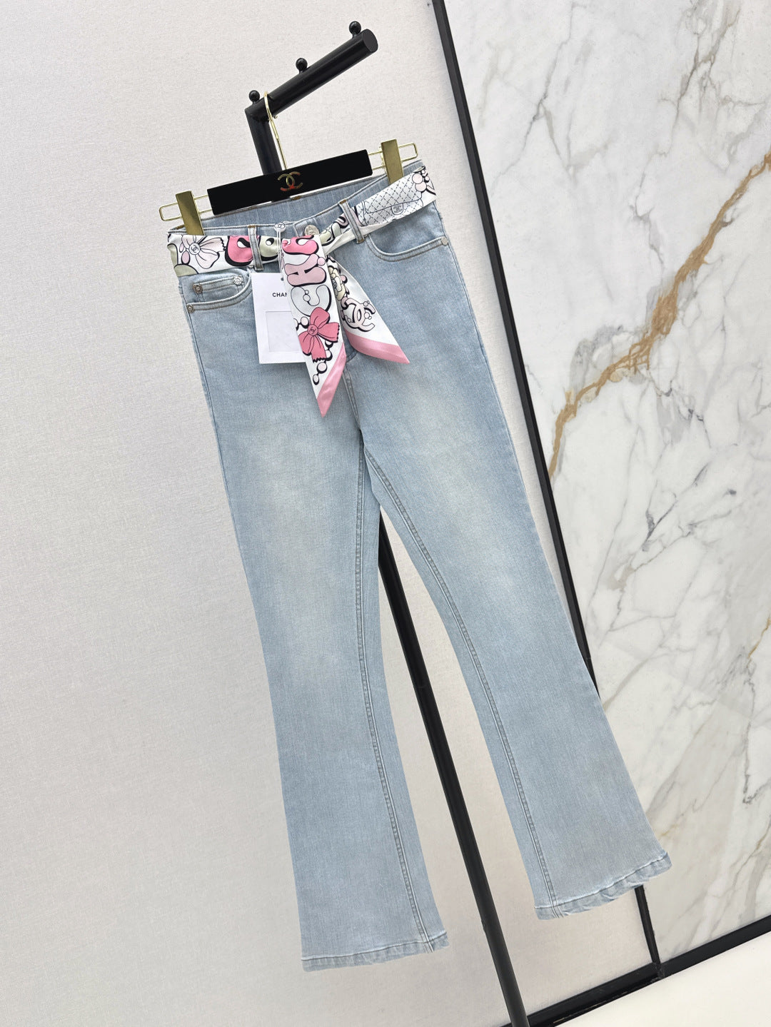 25ss scarf jeans