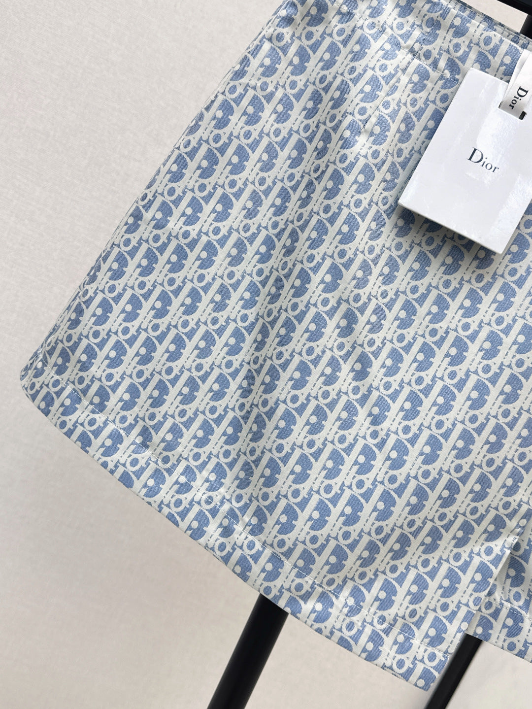 25SS miss print skort