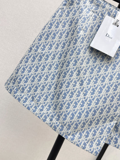 25SS miss print skort