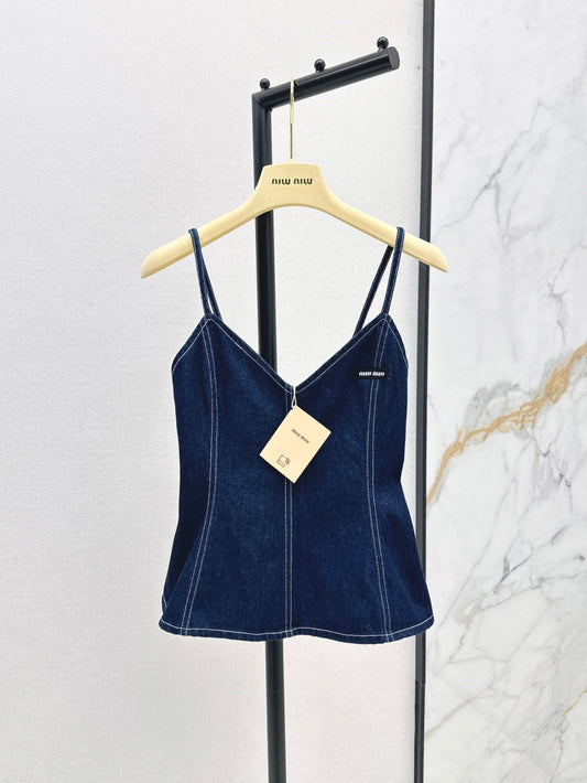 25ss denim camisole
