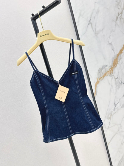 25ss denim camisole