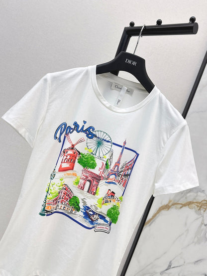 25SS print t-shirt