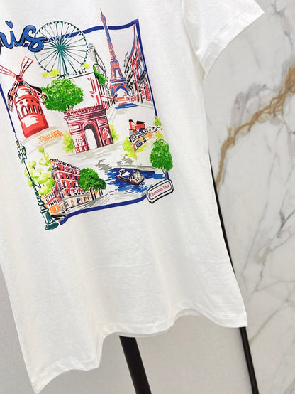 25SS print t-shirt