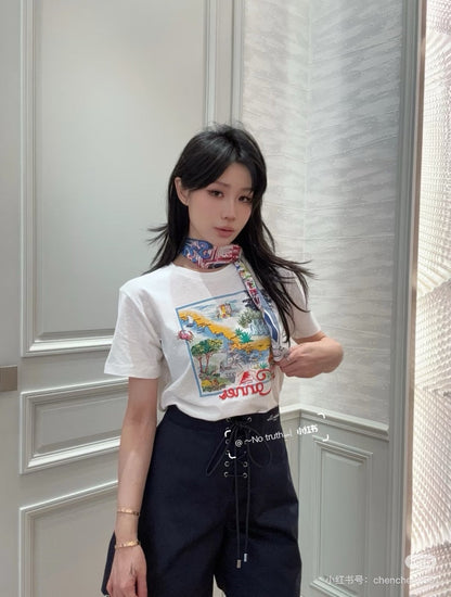 25ss print t-shirt