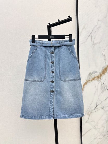 25ss denim skirt