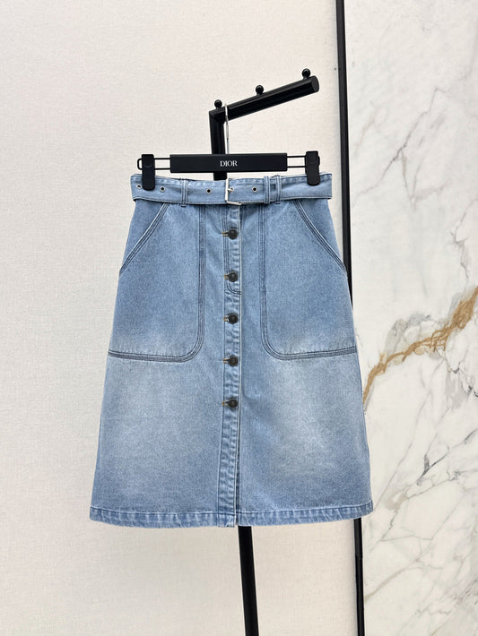 25ss denim skirt