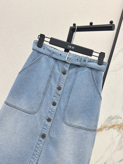 25ss denim skirt