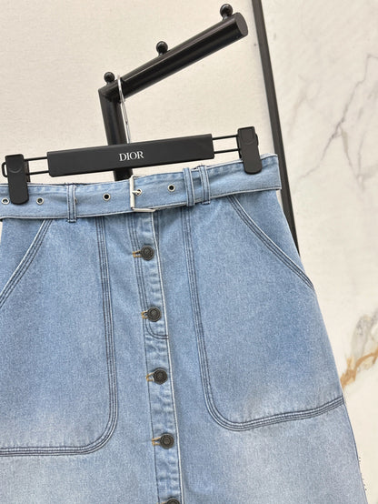 25ss denim skirt