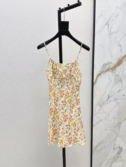 25ss print slip dress
