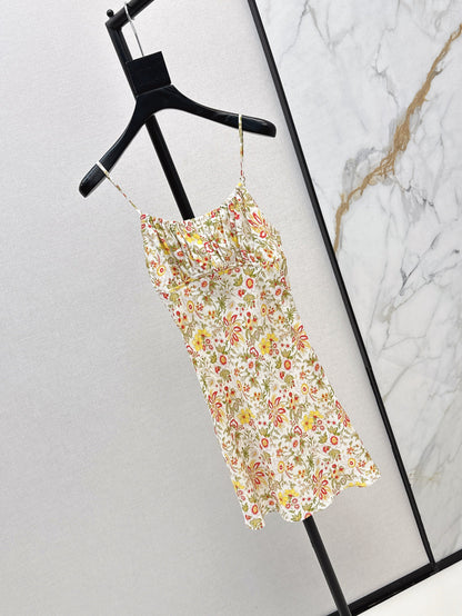 25ss print slip dress