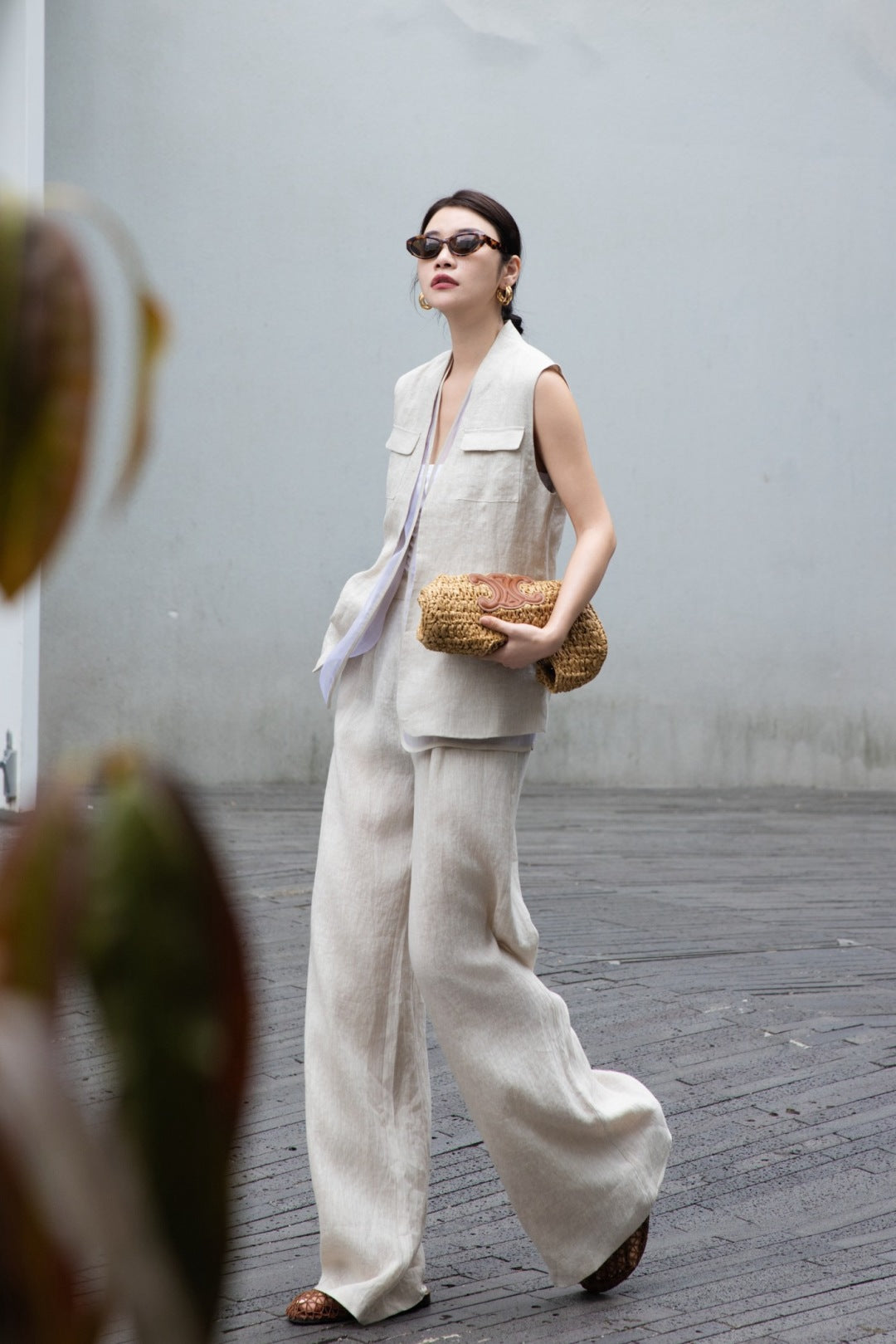 25ss linen suit