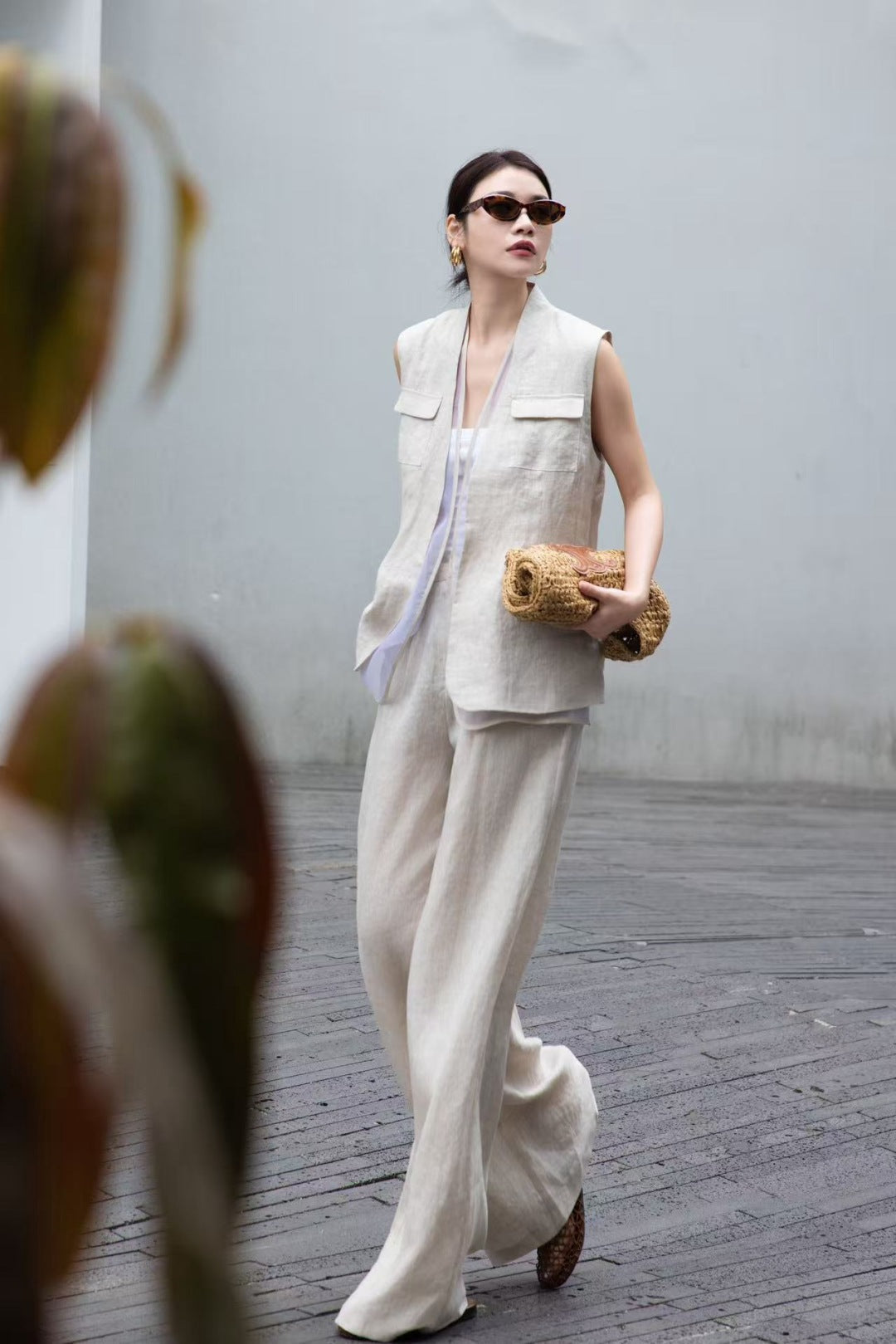 25ss linen suit