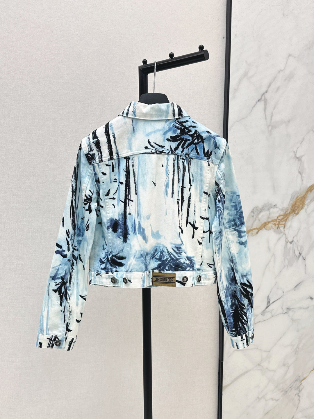 25ss print denim jacket