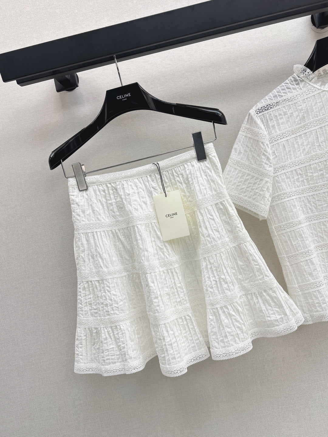 25ss embroidered skirt