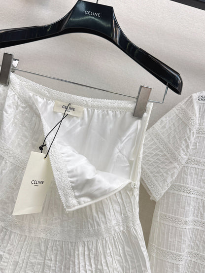 25ss embroidered skirt