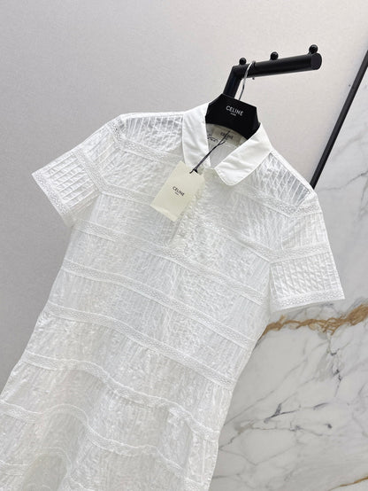 25ss embroidered dress