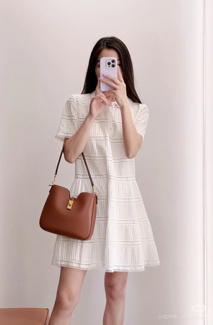 25ss embroidered dress