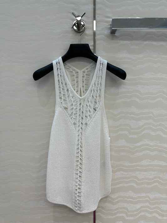 25ss hollow knit vest