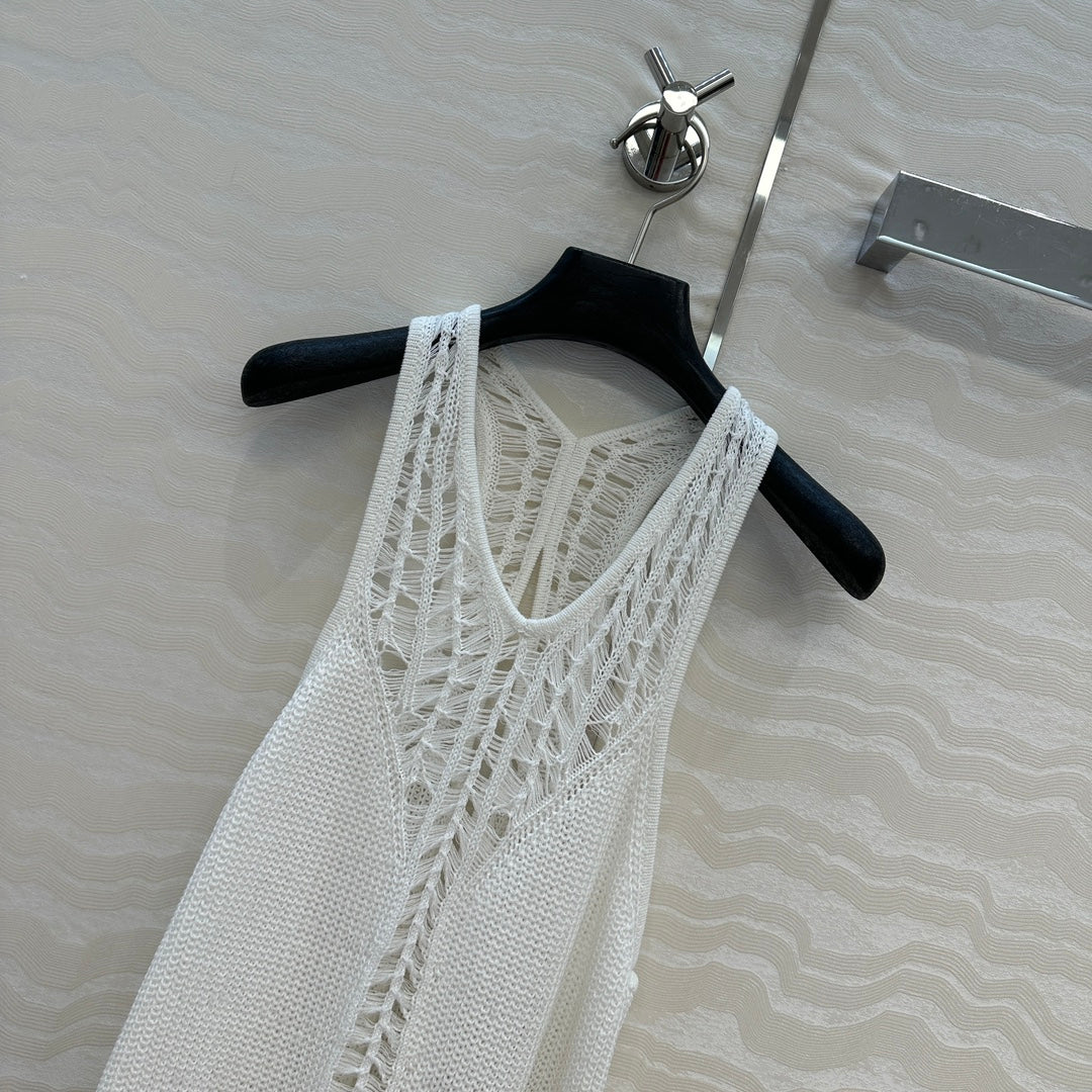 25ss hollow knit vest