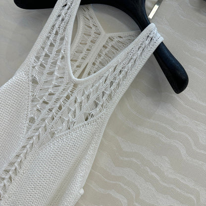 25ss hollow knit vest