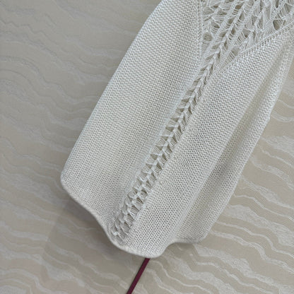 25ss hollow knit vest