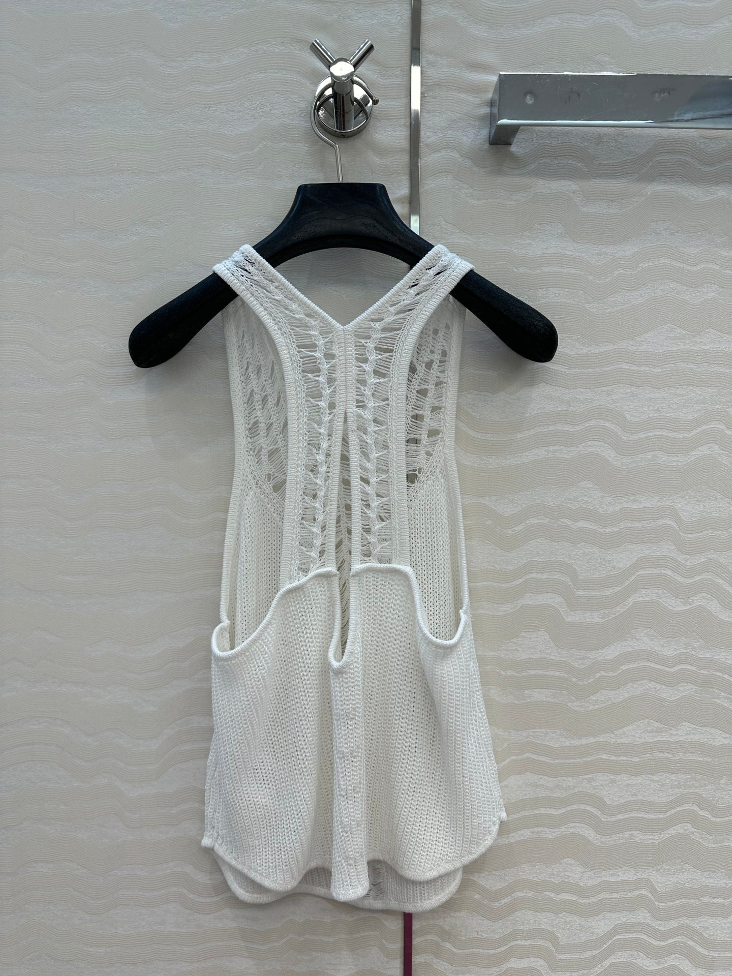 25ss hollow knit vest