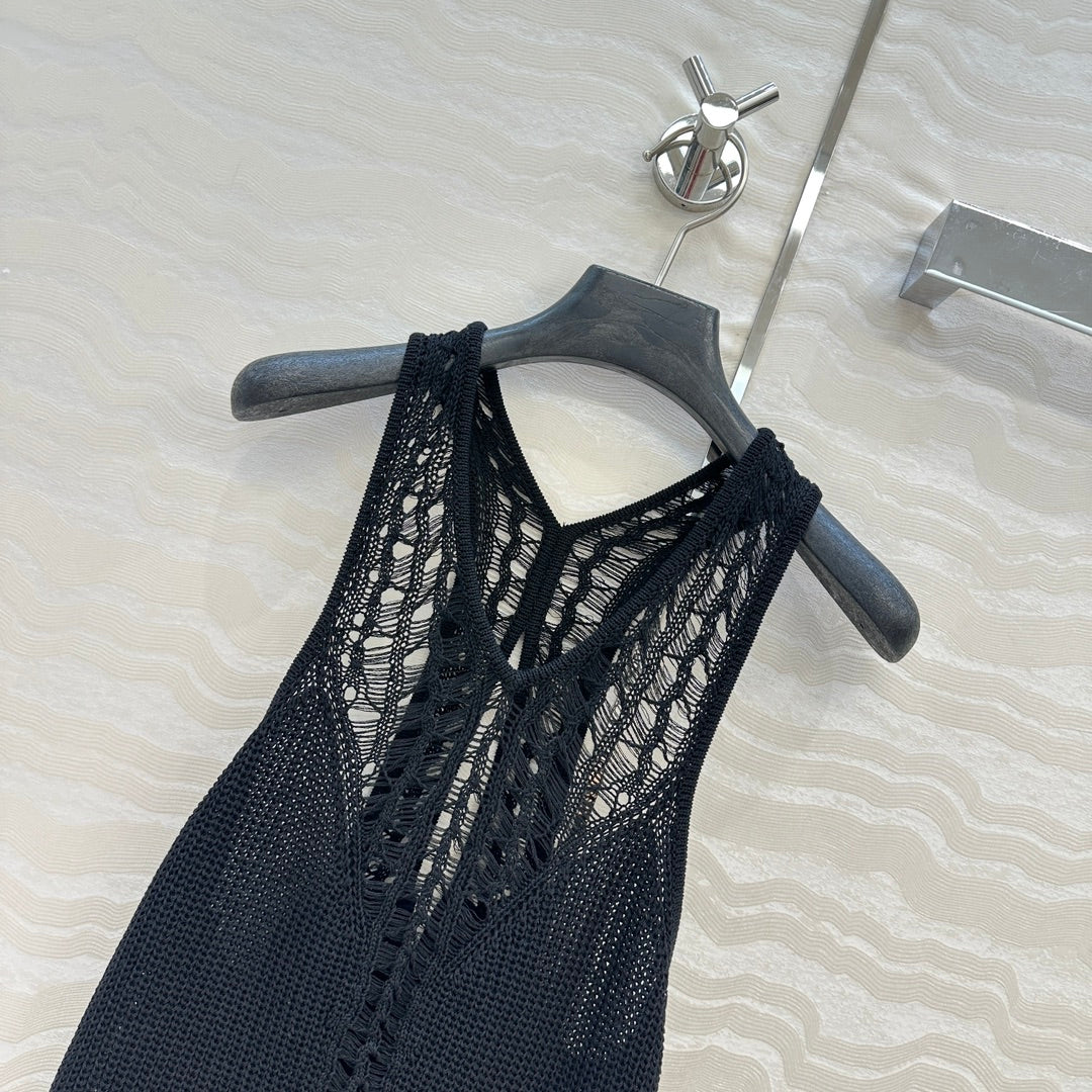 25ss hollow knit vest