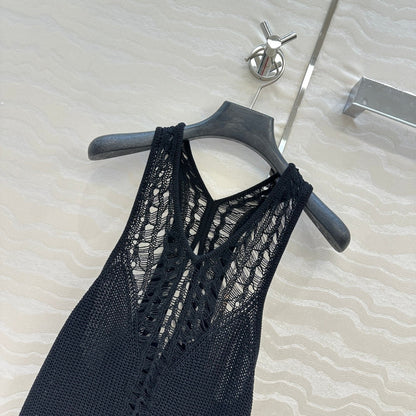 25ss hollow knit vest