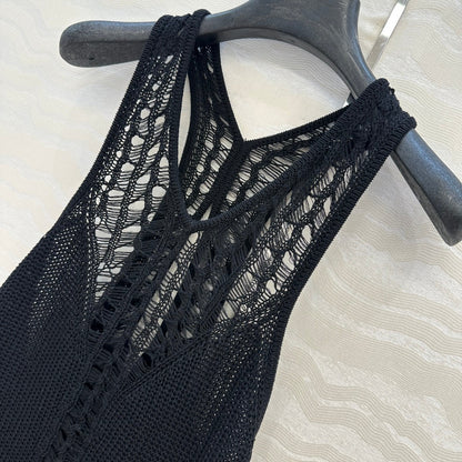 25ss hollow knit vest