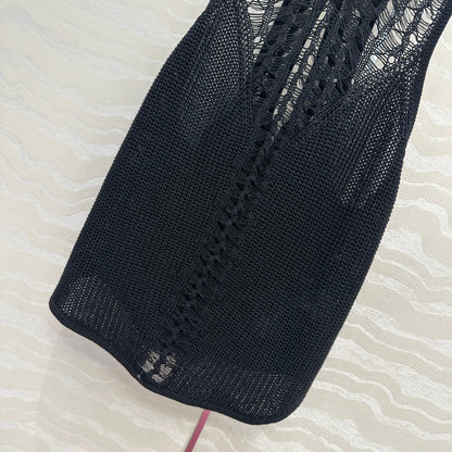 25ss hollow knit vest