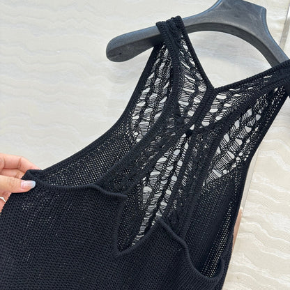 25ss hollow knit vest