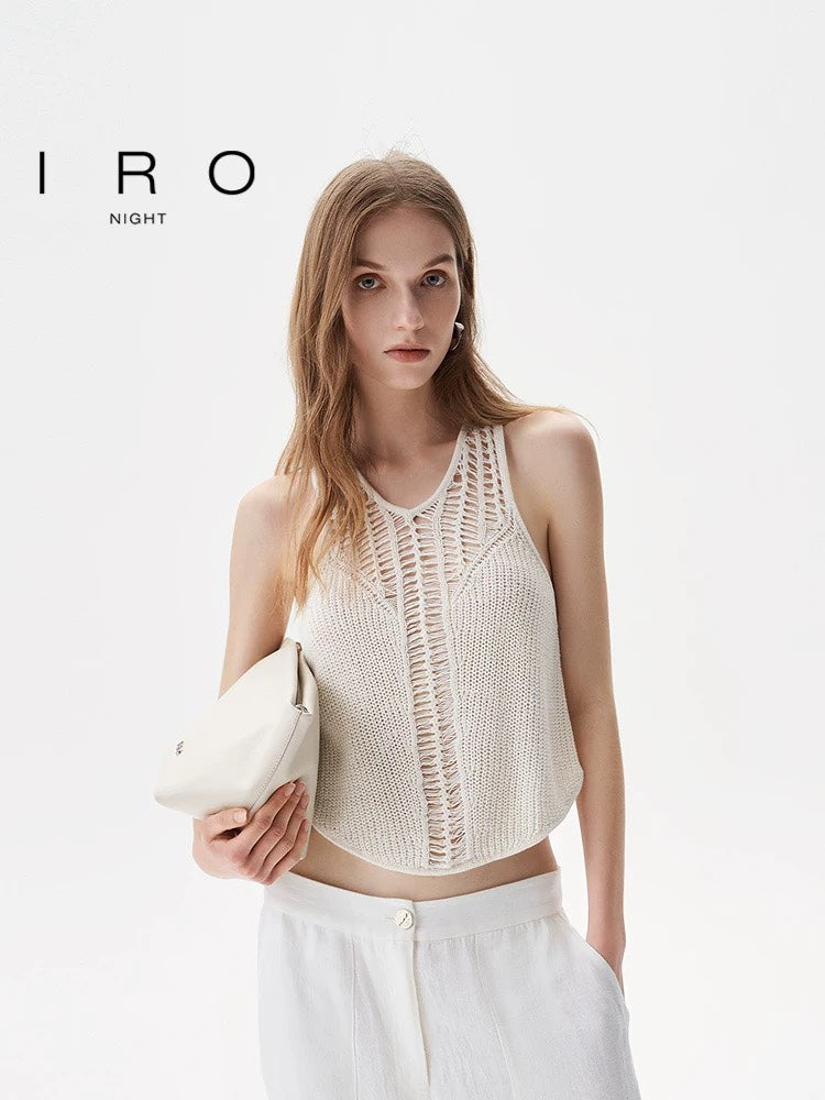 25ss hollow knit vest