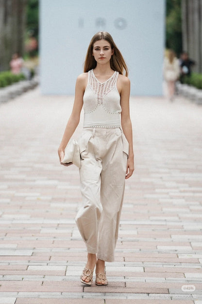 25ss hollow knit vest