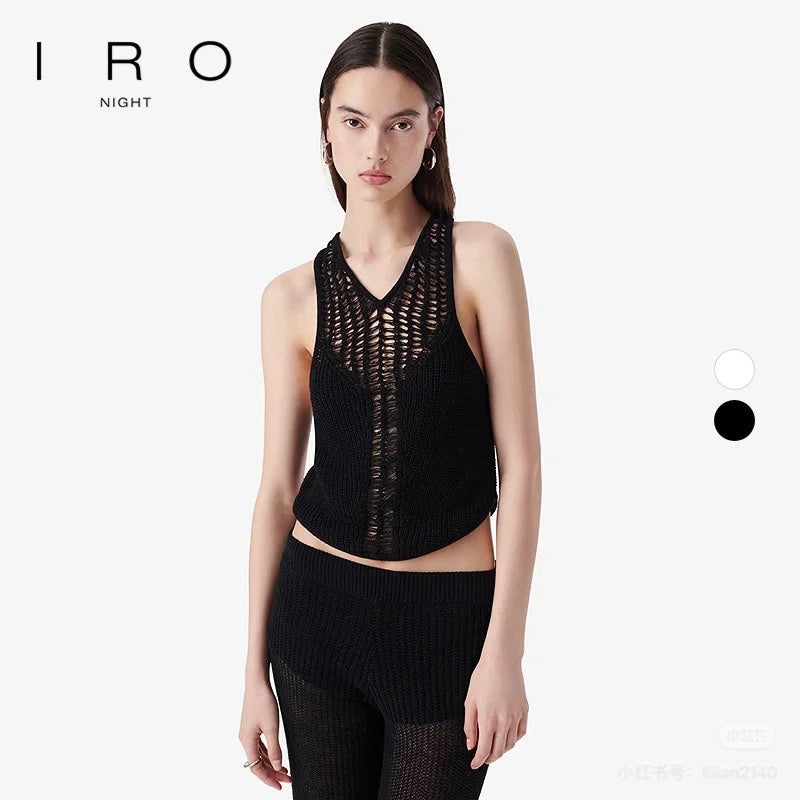 25ss hollow knit vest