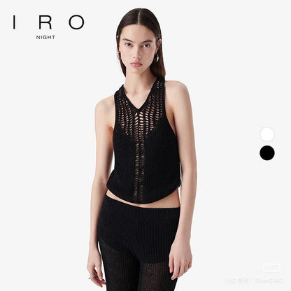 25ss hollow knit vest