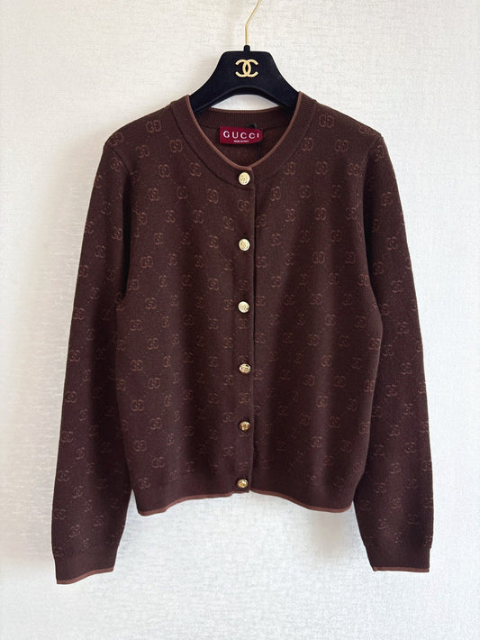 25fw jacquard cardigan